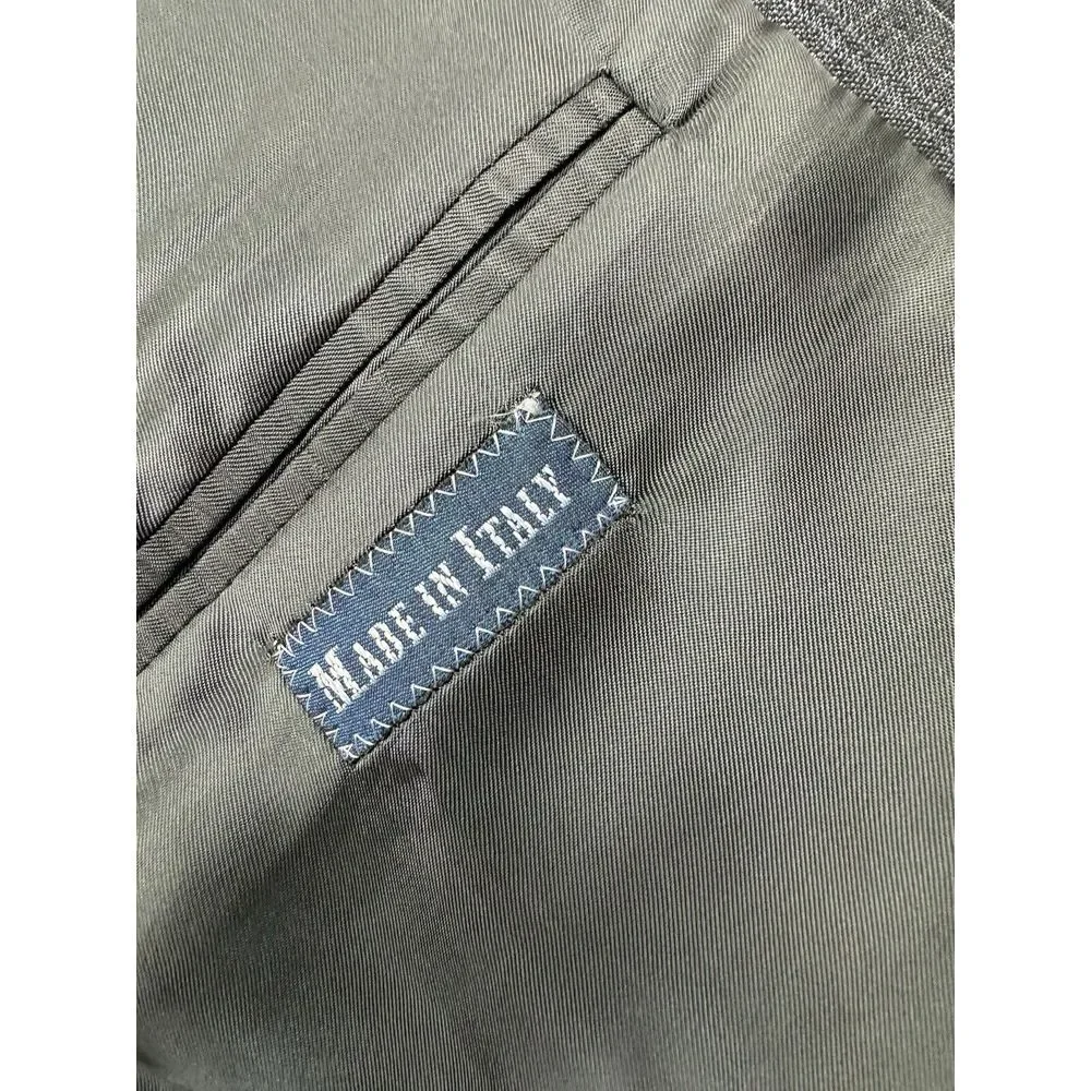 Vintage Polo Ralph Lauren Blazer Sport Coat Virgin‎ Wool Italy Made Size 44R